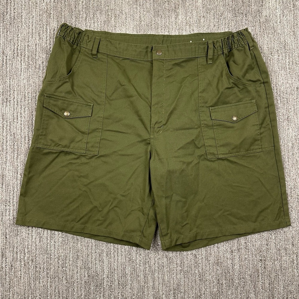 Boy Scouts of America Uniform Canvas Shorts Men's Size 46 Cargo‎ Green BSA VTG
